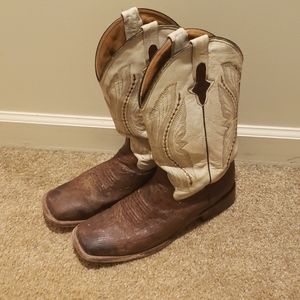 Mens Brown Ferrini Cowboy Boots